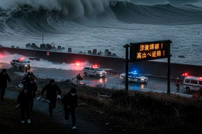 El sismo, ocurrido a las 23:15 hora local y a 50 kilómetros de profundidad, activó de inmediato alertas de tsunami para varias regiones costeras.