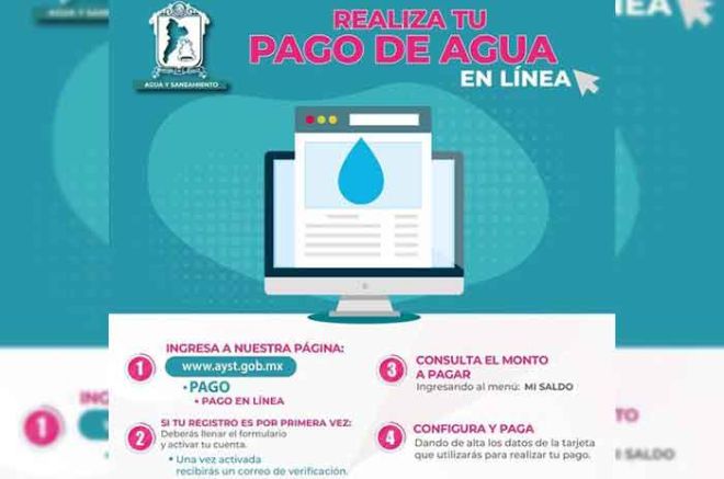 Puedes pagar el recibo del agua en línea desde tu celular o una computadora.