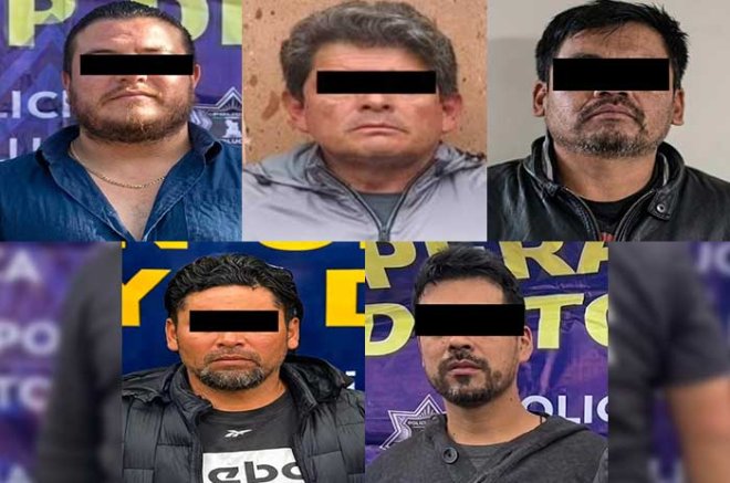 Los operativos dejaron cinco detenidos por probable encubrimiento por receptación