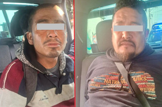 Luis Miguel “N” y Martín “N” fueron puestos a disposición de la Fiscalía General de Justicia del Estado de México, con sede en Metepec.