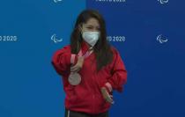 Fabiola Ramírez aún participará en otras dos pruebas, 50 metros dorso y 100 metros libres