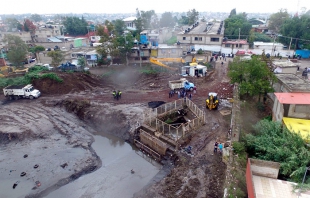 Mantienen trabajo coordinado para limpiar la presa &quot;El Ángulo&quot;