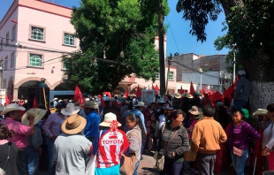 Denuncian antorchistas falta de servicios y obra pública en Acambay