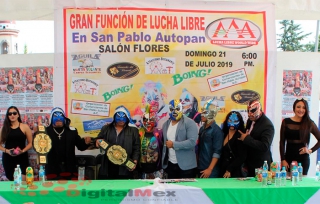 Pashyco Clown encabezan la función de lucha libre en Toluca