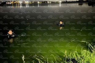 Cuerpos de emergencia realizan labores de búsqueda en la laguna de San Jerónimo, en San Pablo Autopan, Toluca.