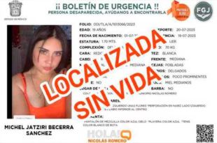 Hallan cuerpo de mujer sin vida en Nicolás Romero