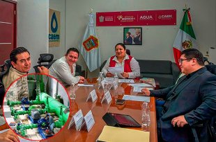 La CAEM y el Ayuntamiento de Toluca realizaron una mesa de trabajo para coordinar acciones que permitan mejorar el suministro de agua y fortalecer la infraestructura hidráulica municipal.