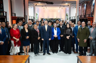 Francisco Vázquez Rodríguez durante la inauguración