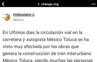 Piden liberar cuota en la México-Toluca