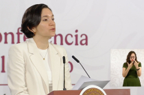 Marcela Figueroa, titular del Secretariado Ejecutivo del Sistema Nacional de Seguridad Pública.