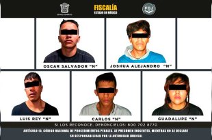 Los cinco señalados enfrentan prisión preventiva por un homicidio ocurrido el 15 de mayo