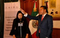 Rinde protesta alcalde de Toluca como miembro del Consejo Intermunicipal de Seguridad