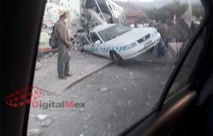 #Video: Accidente de camión de Secretaría de Seguridad; dos muertos y 11 heridos
