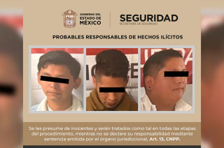 Se aseguró el vehículo y un teléfono celular, y los detenidos fueron presentados ante la Agencia del Ministerio Público