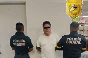 Fue interceptado en la colonia Lomas de Guadalupe tras actuar de forma evasiva. 