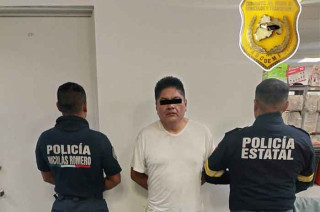 Fue interceptado en la colonia Lomas de Guadalupe tras actuar de forma evasiva. 