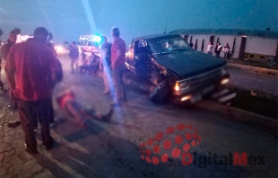 Chocan camionetas en la Toluca-Tenango; hay un lesionado