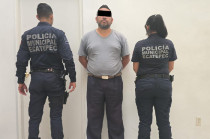 Gabriel Fabián “N” fue trasladado al Ministerio Público para definir su situación jurídica por el presunto intento de fraude.