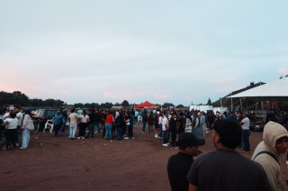 Momentos posteriores a la explosión de pirotecnia en San Sebastián Xolalpa