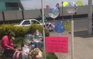 #Triste: mamá cambia globos por despensa en #Tianguistenco