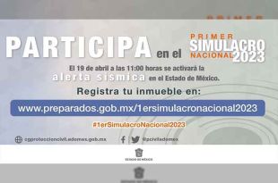El objetivo es que las alertas comiencen a sonar a las 11:00 de la mañana.