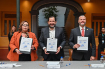 Firma del convenio académico entre el OSFEM y el Trijaem
