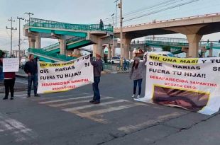 Protestan por jovencita desaparecida en Texcoco