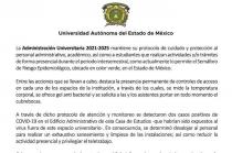 #UAEMéx detecta casos #Covid-19; cancela actividades y desaloja edificio