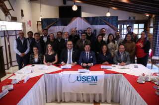 Asistentes a la sesión mensual de la USEM Valle de Toluca