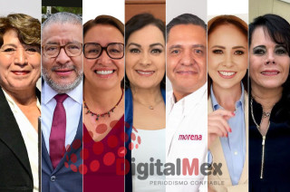 Delfina Gómez, Horacio Duarte, Azucena Cisneros, Jacqueline García, Ricardo Moreno, Cristina Ruiz, Guadalupe Guerrero 