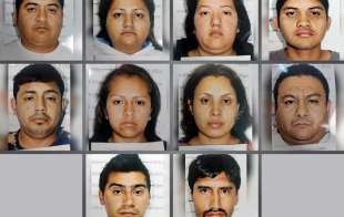 Condenaron a Rosa Sámano Bobadilla, Claudia Beatriz Flores Castillo, Olga Yazareth Motero López, Mayeli Tadeo Loaeza, Ángel Noé Farías Salinas, Julio César Cortes Alemán, José Luis Reyes Díaz, Jesús Estanislao Reyes Santos, Alberto Victoria Martínez y Jaime Ventura Dimas