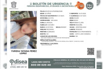 Ficha de búsqueda de Yuridia Yatana