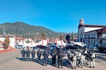  En colaboración con las autoridades locales, el operativo cuenta con 44 elementos y 8 unidades oficiales. 