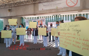 #Video: Otra vez, exigen médicos y enfermeras del López Mateos insumos para enfrentar el Covid-19