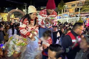 Ana Teresa invita a vivir la magia de la temporada en Jilotzingo, con una pista de hielo, eventos emocionantes y premios de patrocinadores.