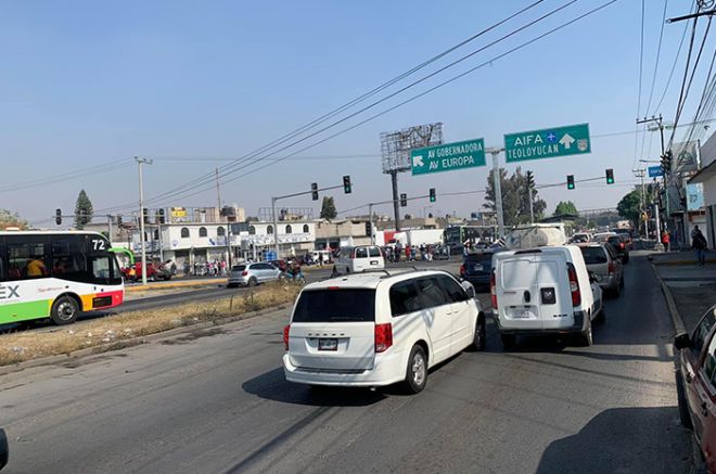 Por el bloqueo se suspendió el servicio de la Línea 1 del Mexibús.