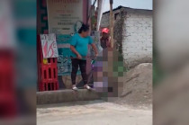 #Video: ¡Indignante! Tortilleros ahorcan a perrito en plena vía pública en #Texcoco